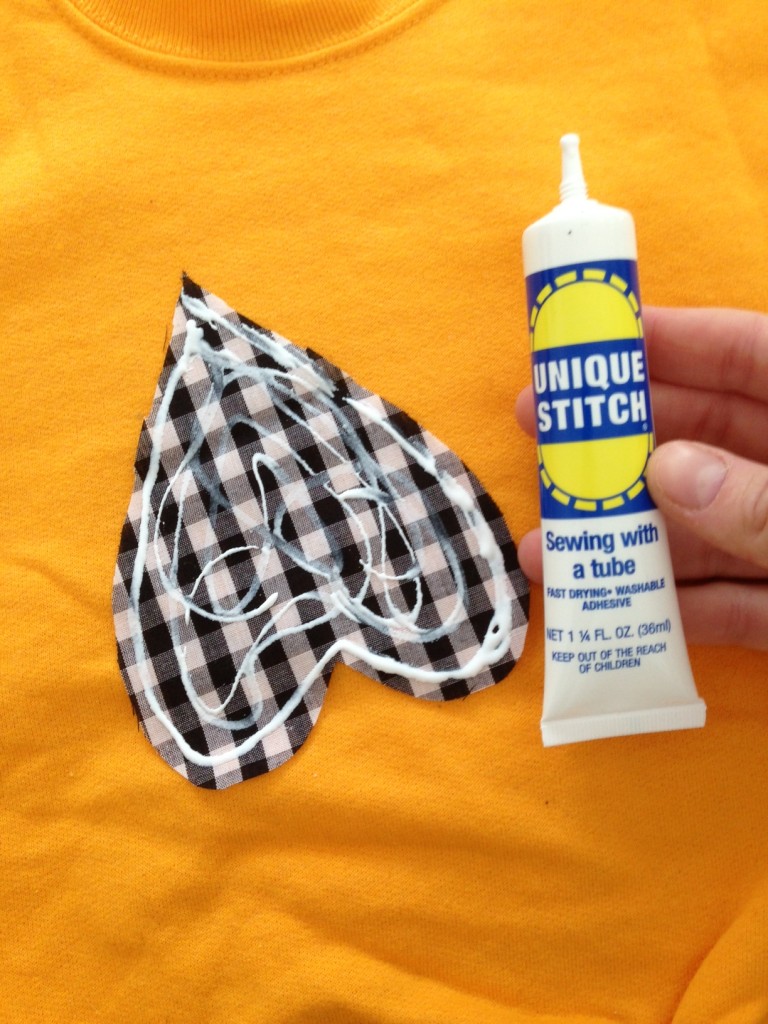 DIY: No-Sew Heart Sweatshirt // The Little Things We Do