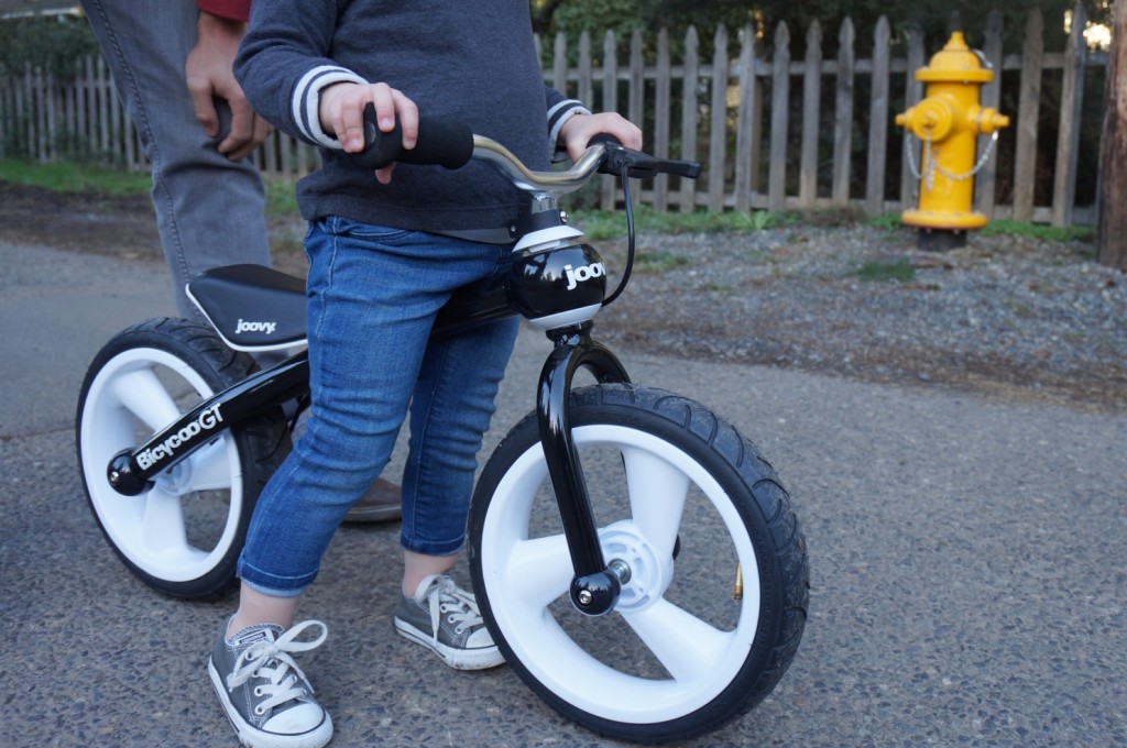Learning To Ride Her Big Girl Joovy Bicycoo Balance Bike // @ The Little Things We Do