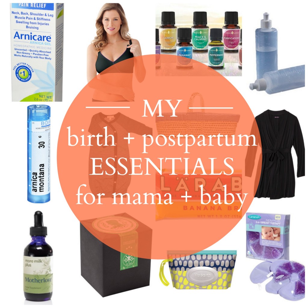 My Birth + Postpartum Essentials For Mama + Baby // @ The Little Things We Do