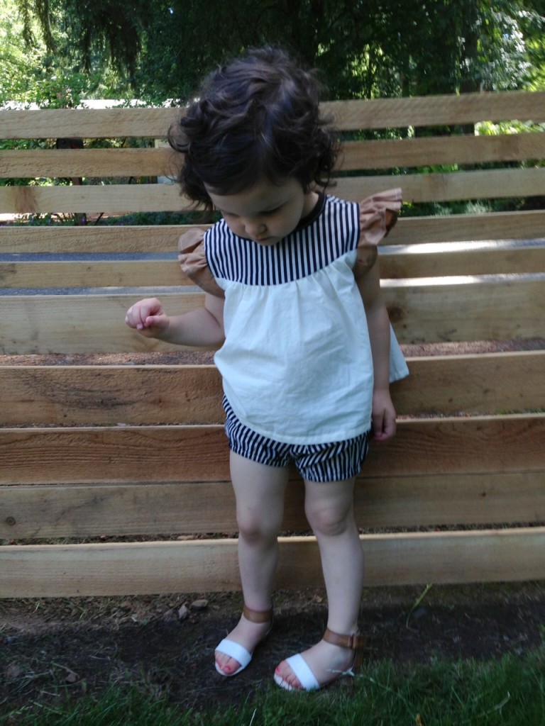 What Fern Wore: Stripes and Frills // @ The Little Things We Do