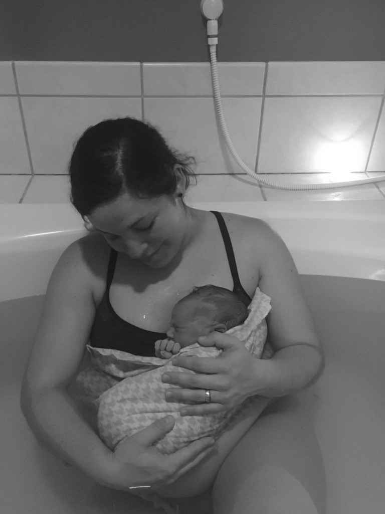 My Birth Story: The Birth of Alice Rosalie // via The Little Things We Do