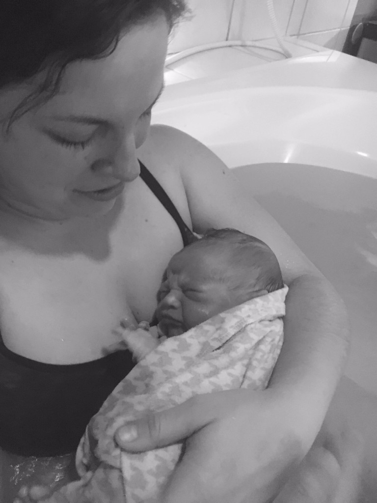 My Birth Story: The Birth of Alice Rosalie // via The Little Things We Do