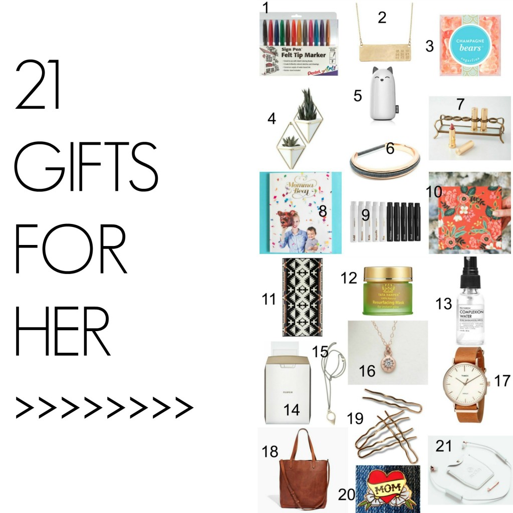 2016 Holiday Gift Guide for Babies // For all the ladies in your life!